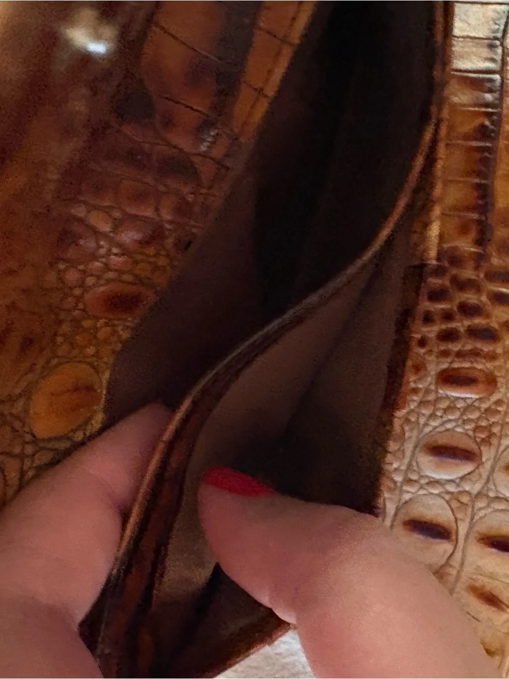 Brahmin genuine trifold